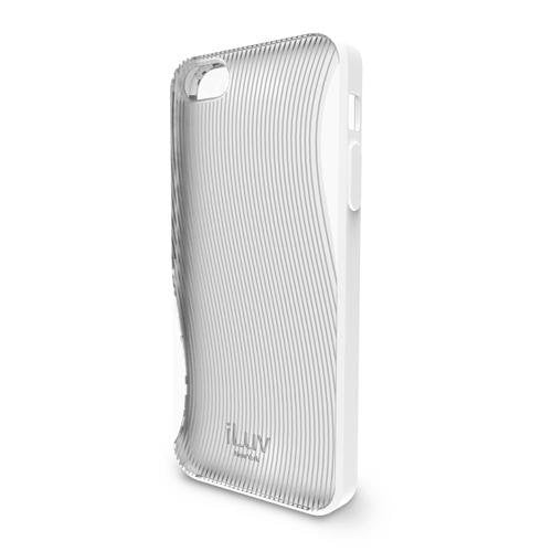 iLuv ICA7H328WHT Twain Two-Part Dual Protection Case for Apple iPhone 5 - 1 Pack - Retail Packaging - White