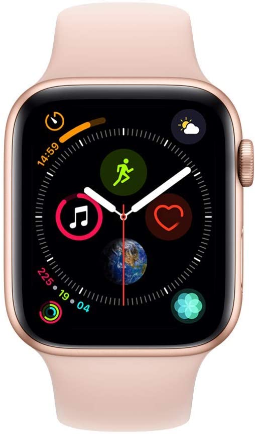 Apple Watch Series 4 (GPS + Cellular, 44mm) - Gold Aluminum Case with Pink Sand Sport Band