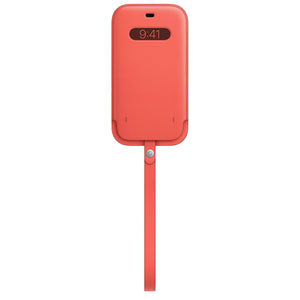 Apple iPhone 12 Pro Max Leather Sleeve with MagSafe - Pink Citrus Apple