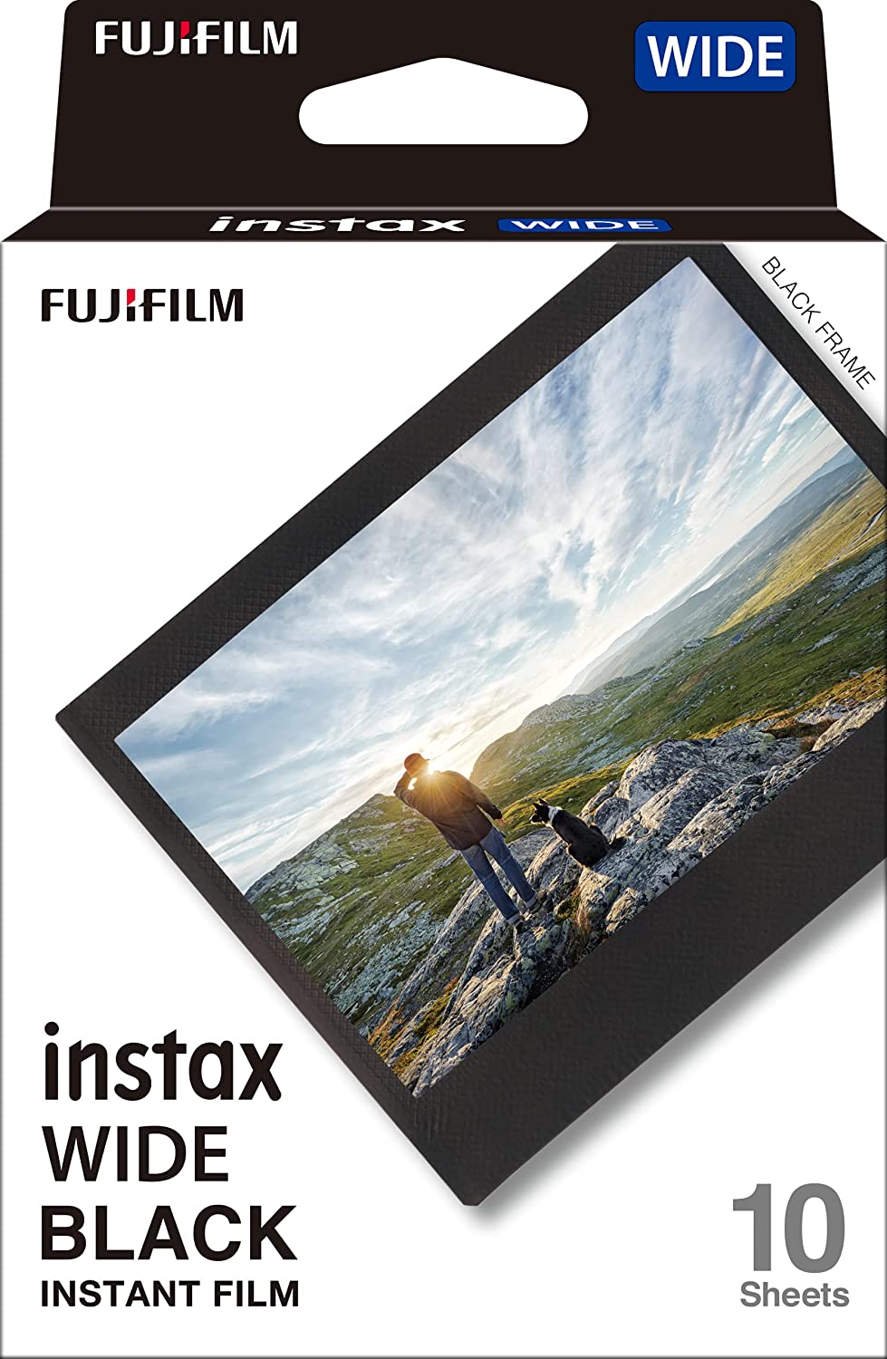 Fujifilm Instax Wide Black Film - 10 Exposures