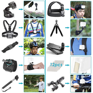 GoPro HERO10 - Waterproof Action Camera + 64GB Card and 50 Piece Accessory Bundle GoPro