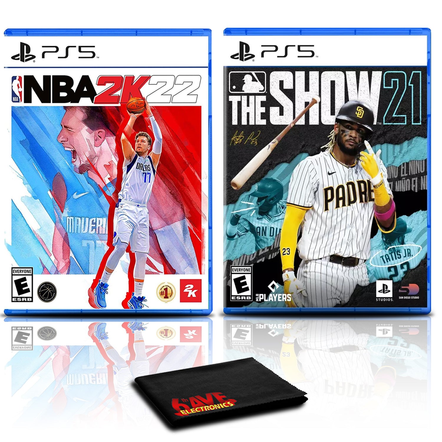 NBA 2K22 and MLB The Show 21 - Two Games for PlayStation 5