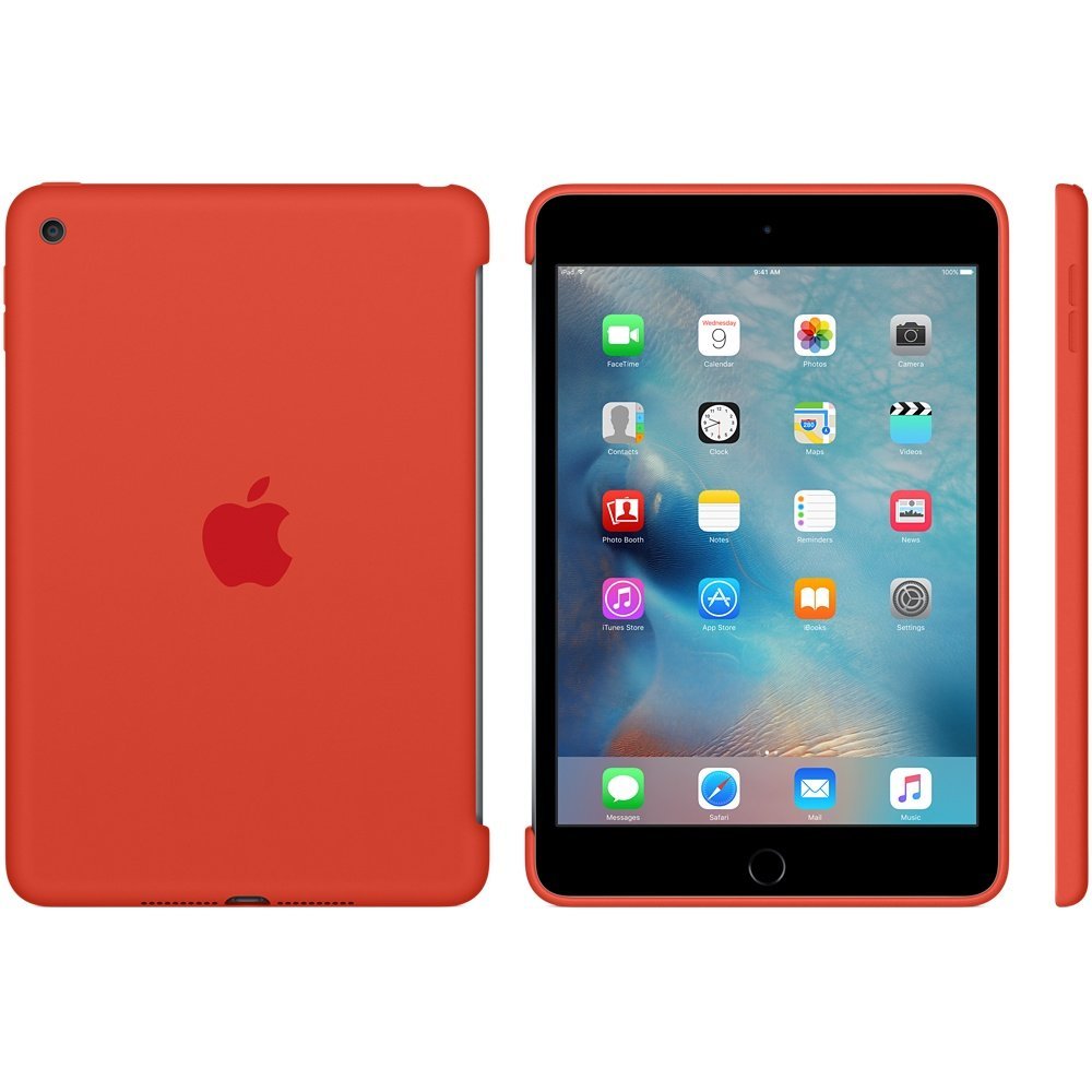 Apple iPad Mini 4 Silicone Case - Orange (MLD42ZM/A)
