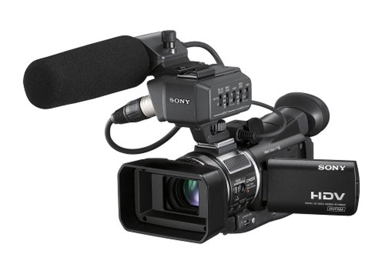 Sony HVR-A1U Digital Camcorder 2.7  LCD CMOS Full HD Black 16:9 10x Optical Zoom 16 MB Memory Stick Duo Included Memory Stick Duo Tape Media Memory Card International Version