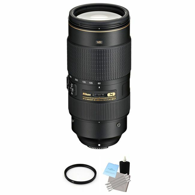 Nikon AF-S NIKKOR 80-400mm f/4.5-5.6G ED VR Lens + UV Filter