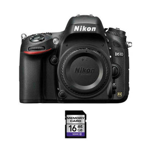 Nikon D610 DSLR Camera & 16GB SDHC Card Bundle Nikon