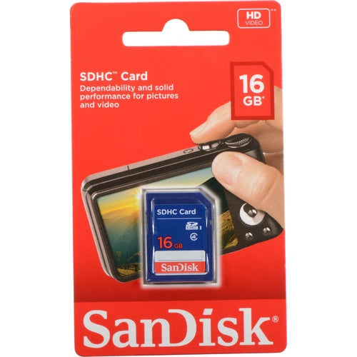 SanDisk 16GB Class 4 Secure Digital High Capacity (SDHC) -