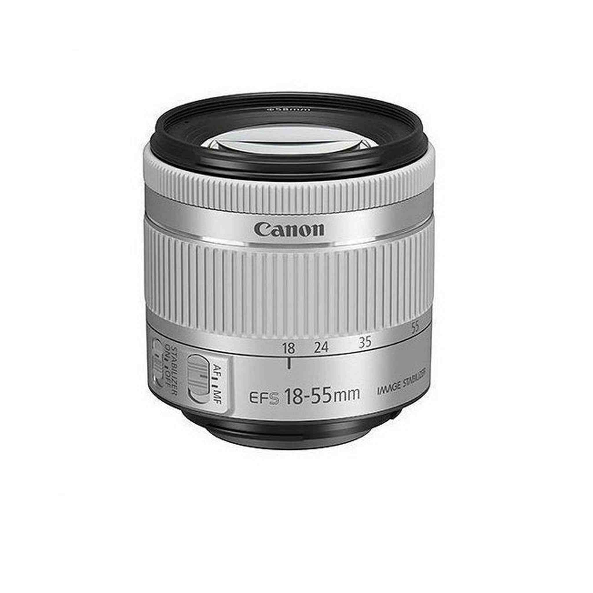 Canon EF-S 18-55 f/4-5.6 IS STM Silver Bulk Packaging - Used Canon