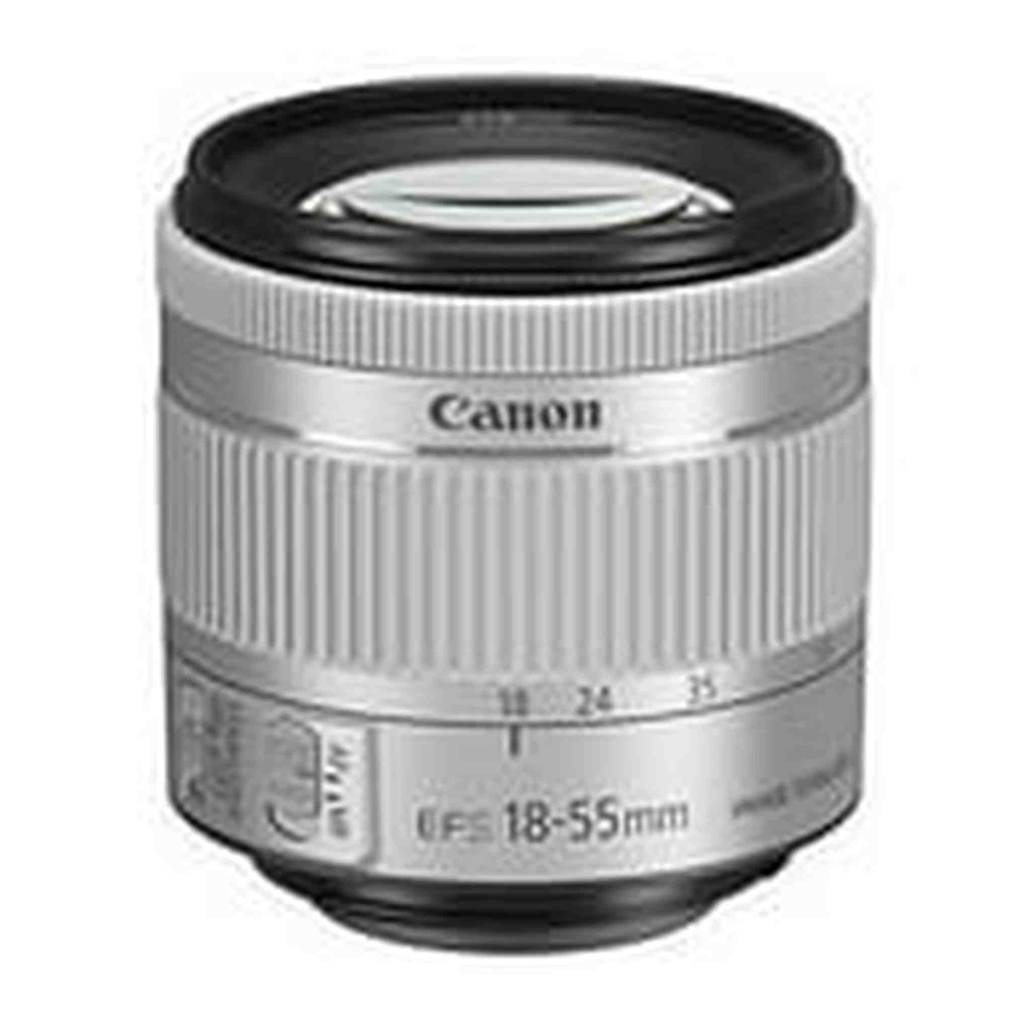 Canon EF-S 18-55 f/4-5.6 IS STM Silver Bulk Packaging - Used Canon