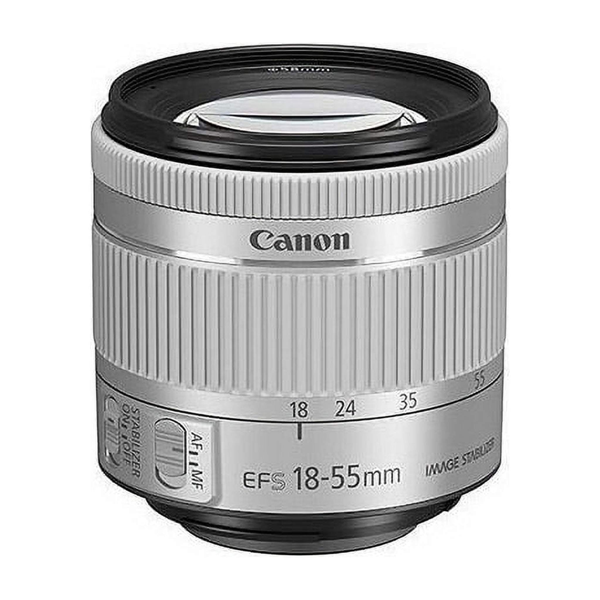 Canon EF-S 18-55 f/4-5.6 IS STM Silver Bulk Packaging - Used Canon