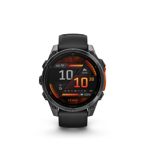 fenix 8 – 47 mm, AMOLED, Slate Gray with Black Silicone Band