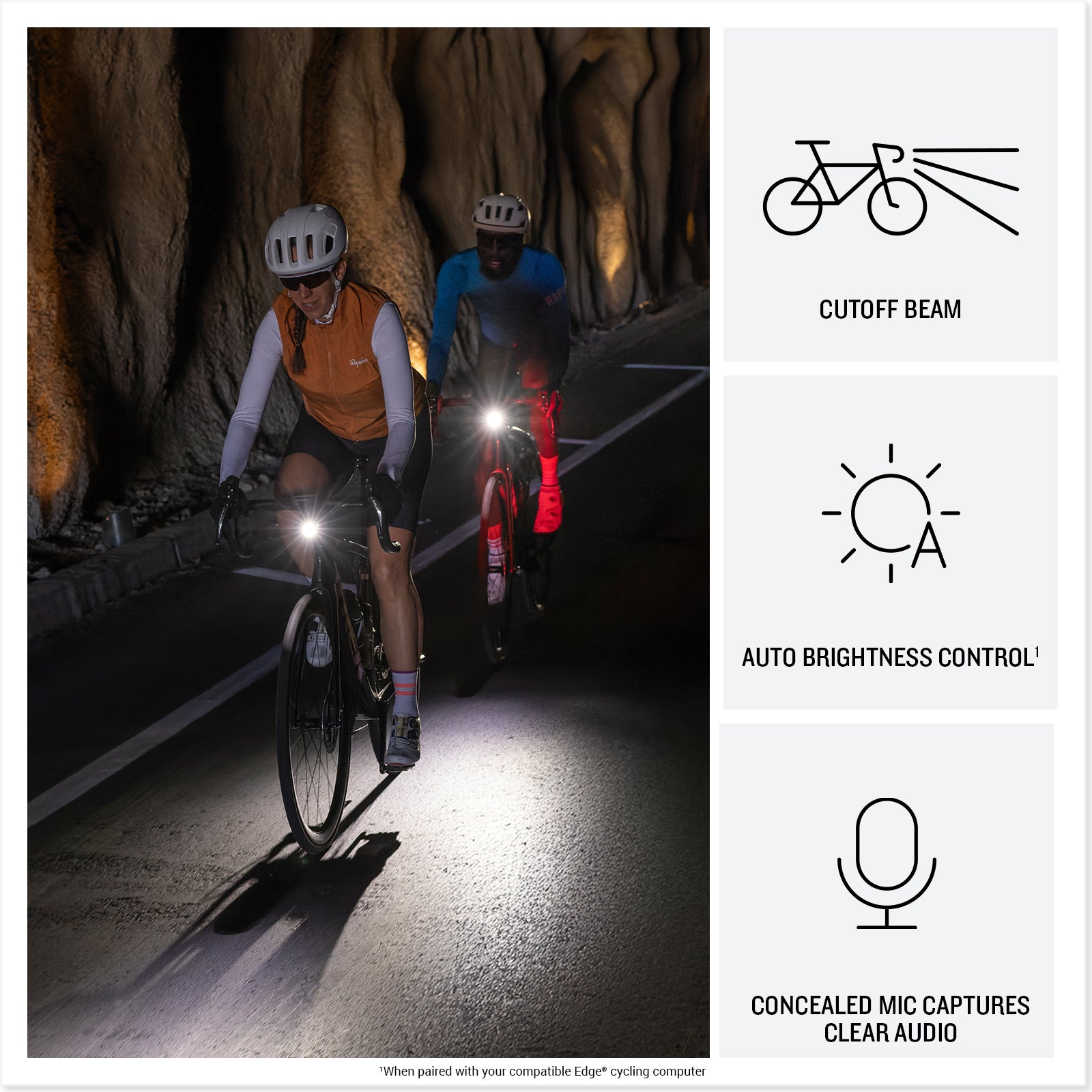 Garmin Varia Vue Headlight Bicycle Camera, 600-Lumen Smart Bike Light Bundle