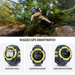 Garmin Instinct E 40mm, Outdoor GPS Smartwatch Electric Lime/Twilight