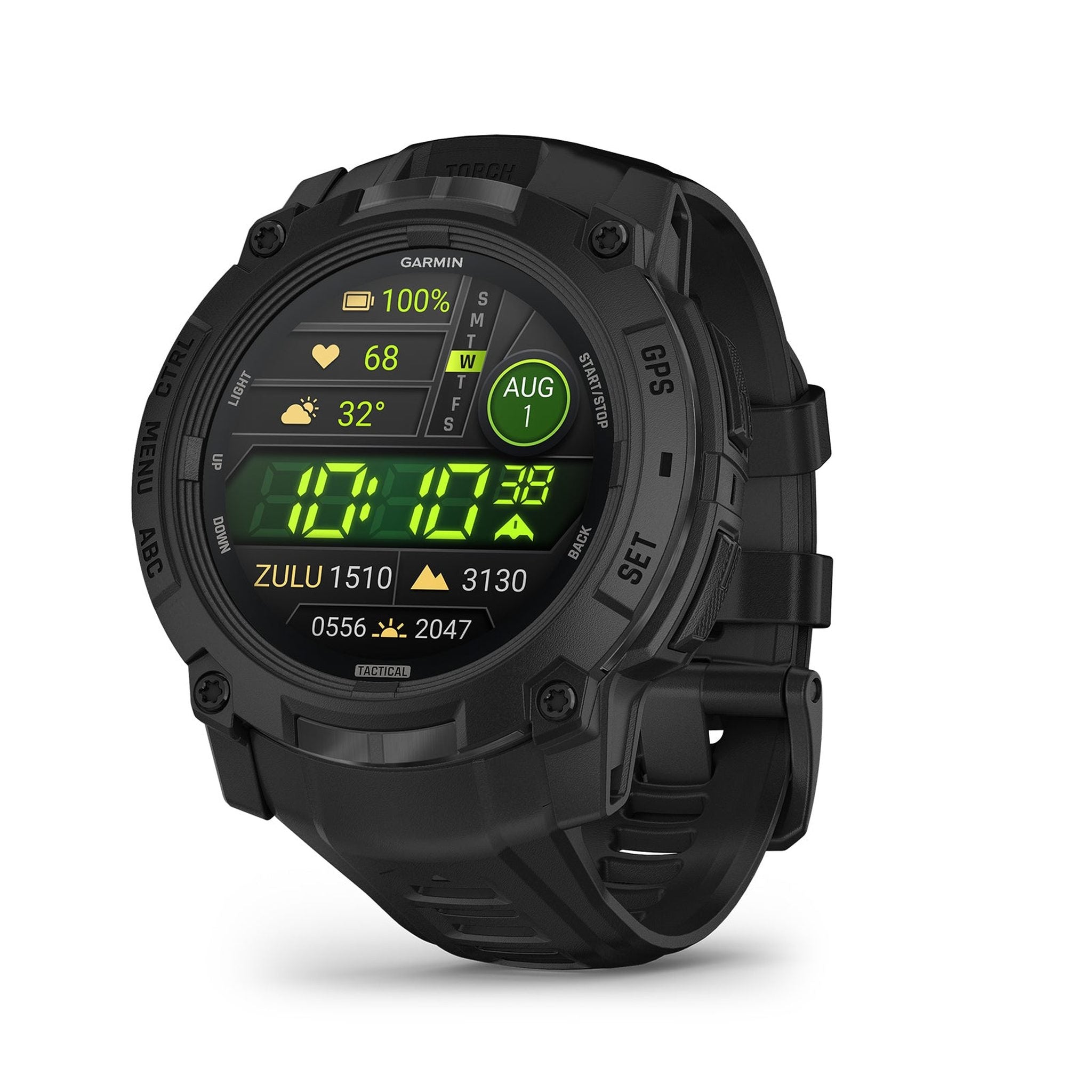 Garmin Instinct 3, 50mm, AMOLED, Tactical Edition, Air Pro TWS Wireless EarBuds, Bundle