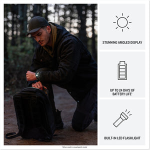 Garmin Instinct 3, 50mm, AMOLED, Tactical Edition, Bundle