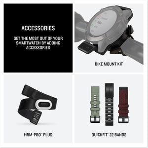 Garmin Instinct 3, 50mm, AMOLED, Tactical Edition, Air Pro TWS Wireless EarBuds, Bundle