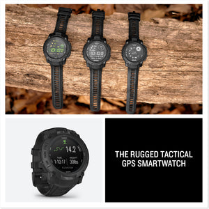 Garmin Instinct 3, 50mm, AMOLED, Tactical Edition, Air Pro TWS Wireless EarBuds, Bundle