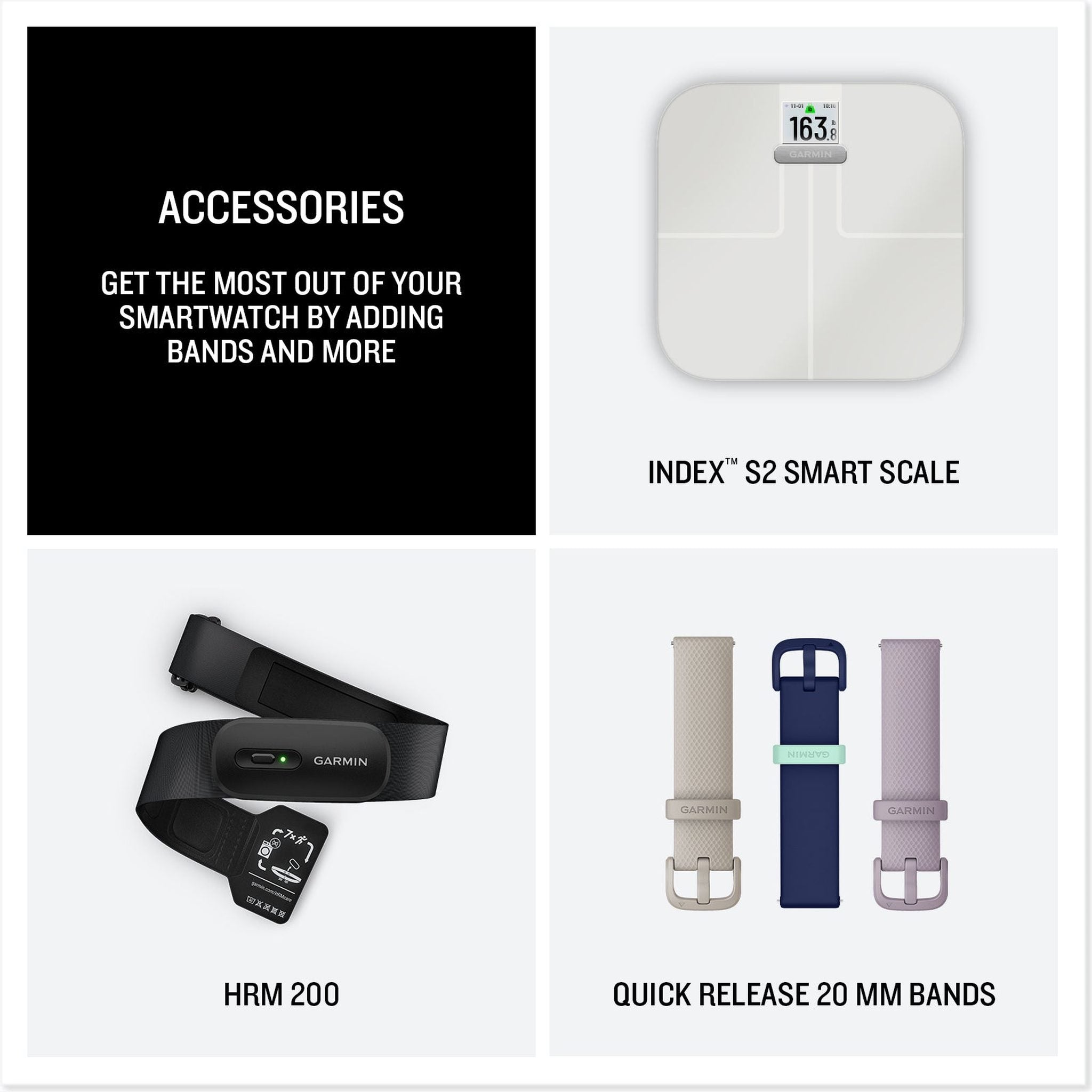 Garmin Vivoactive 6 Smartwatch Slate with Black Silicone Band Bundle