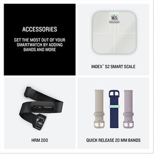 Garmin Vivoactive 6 Smartwatch Metallic Pink Dawn with Pink Band