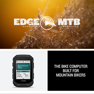 Garmin Edge MTB, Rugged GPS Bike Computer Advanced Tracking for Mountain Bikers
