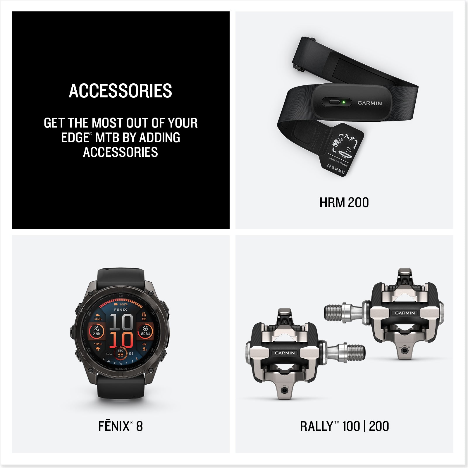 Garmin Edge MTB, Rugged GPS Bike Computer Bundle