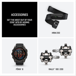 Garmin Edge MTB, Rugged GPS Bike Computer Advanced Tracking for Mountain Bikers