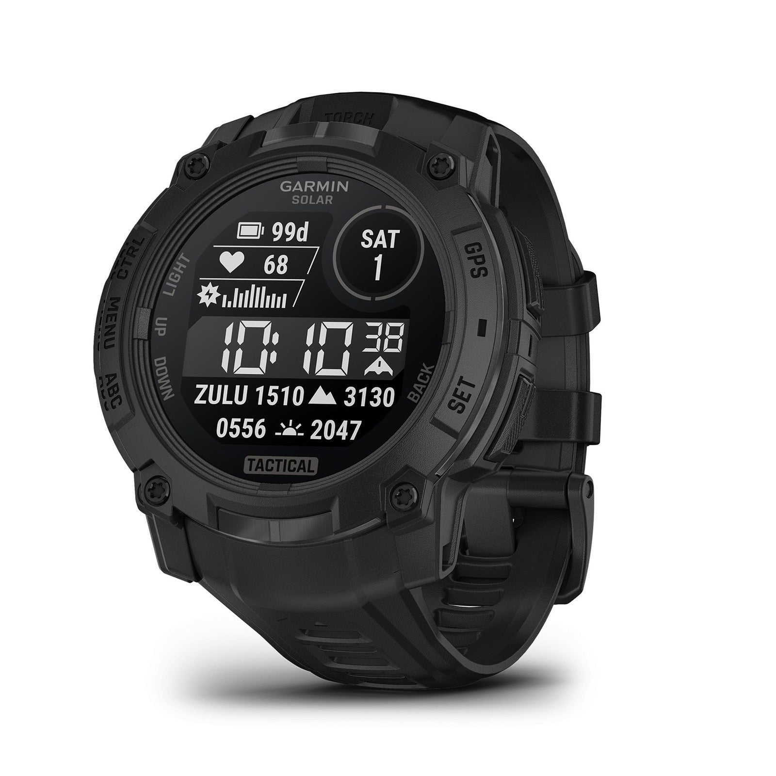 Garmin Instinct 3, 45mm, Solar, Tactical Edition, Air Pro TWS Wireless EarBuds, Bundle