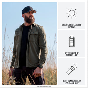 Garmin tactix® 8 47mm, AMOLED Display, Premium Tactical GPS Smartwatch, Includes Applied Ballistics Ultralight Solver