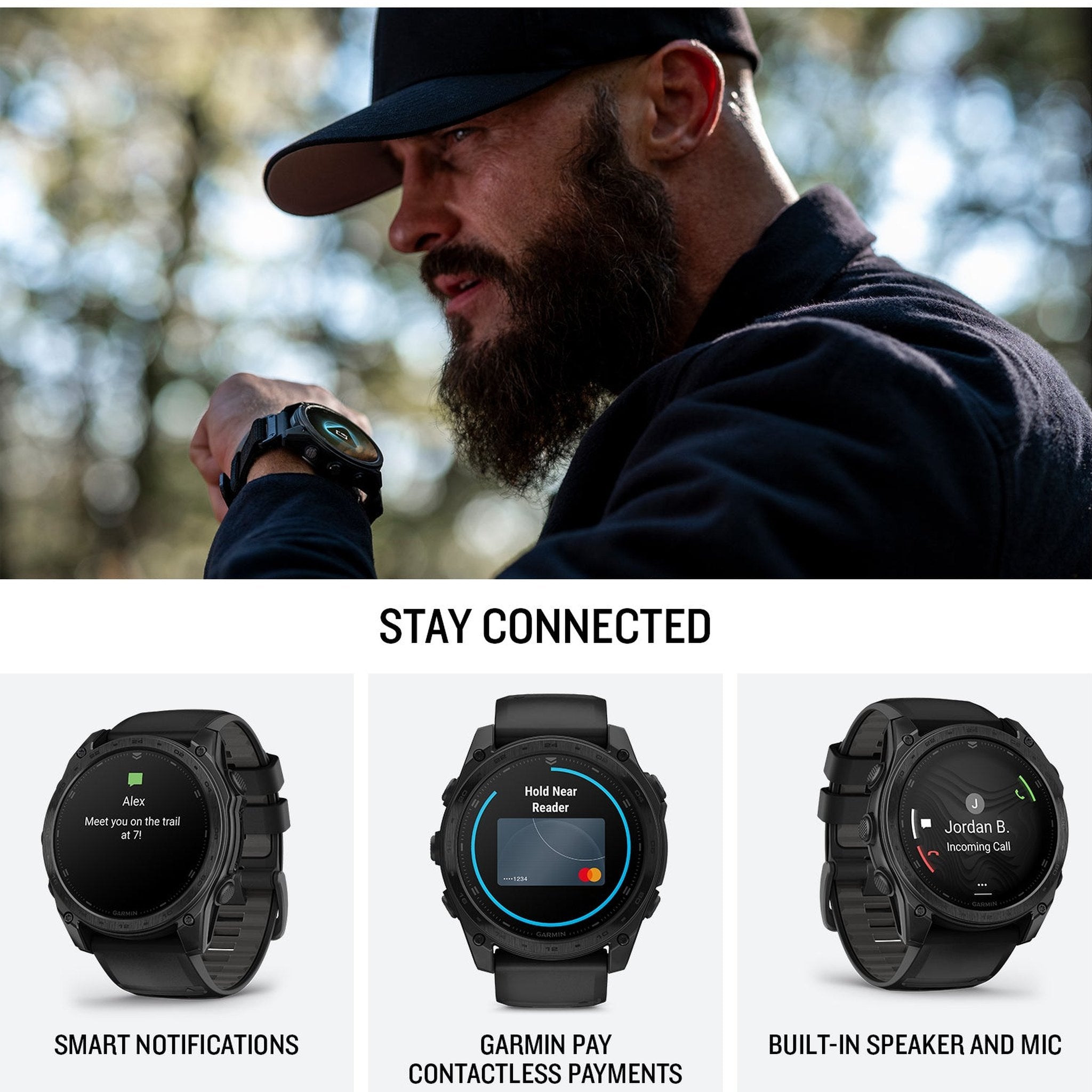 Garmin tactix 8 51mm, AMOLED Display, Premium Tactical GPS Smartwatch, Includes Applied Ballistics Ultralight Solver