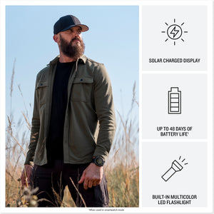 Garmin tactix® 8 51mm, Solar Charged Display, Premium Tactical GPS Smartwatch, Includes Applied Ballistics Ultralight Solver