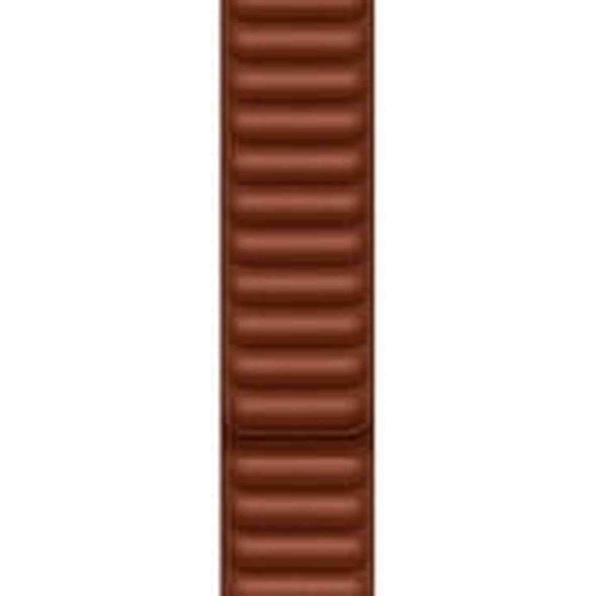 Apple Watch Band - Leather Link 45mm - Umber - S/M