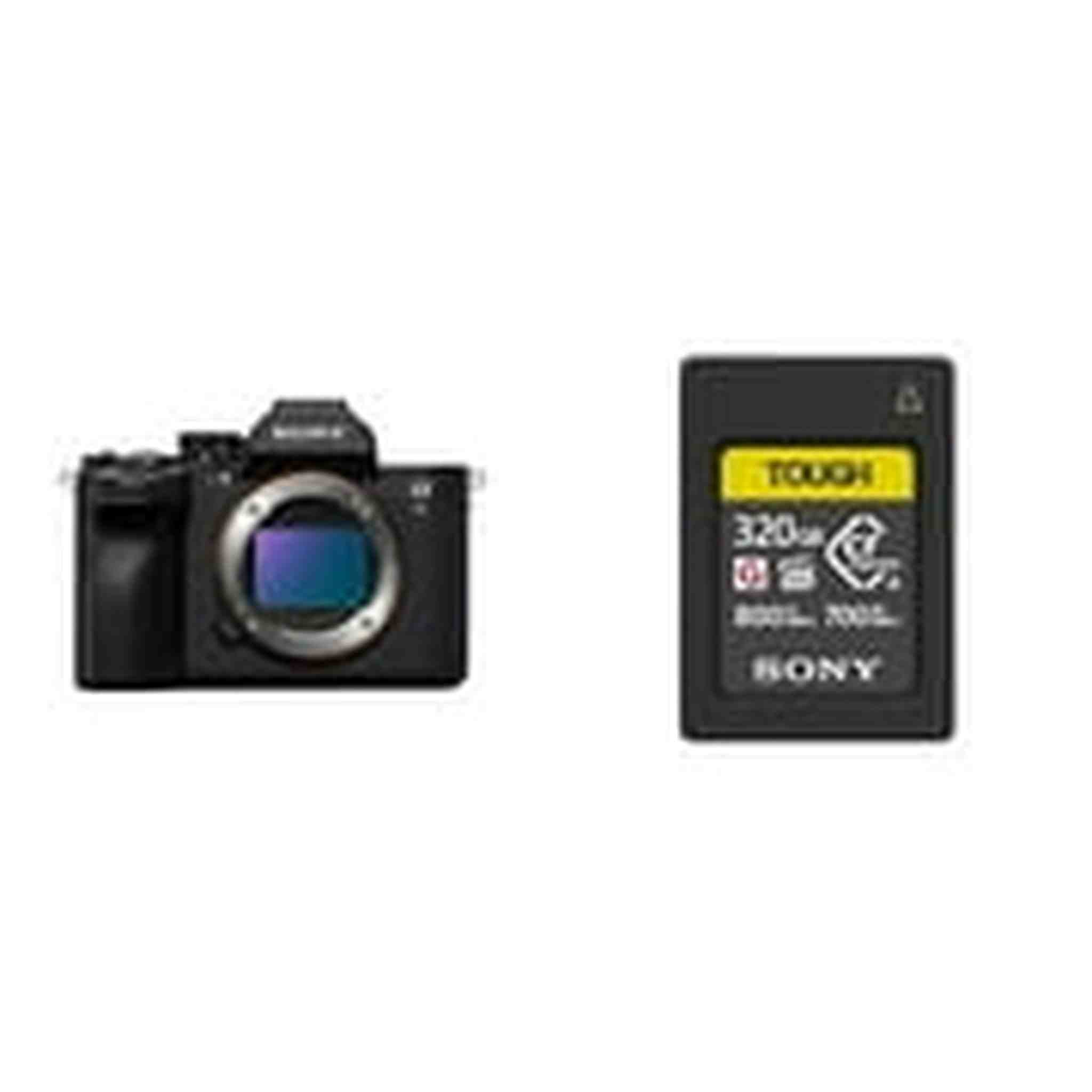 Sony Alpha 7R V Full-Frame Mirrorless Camera with Sony CFexpress Type A Memory Card 320GB International Model Sony