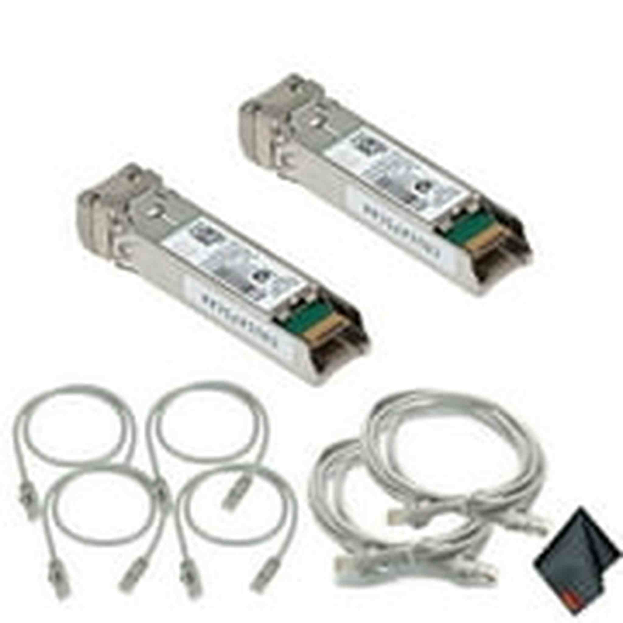 Cisco 10Gbase-LR SFP+ Transceiver with Extra Cat5 Cables 2-Pack Bundle