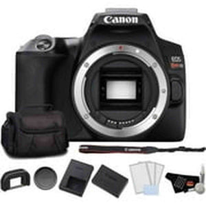 Canon EOS Rebel SL3 DSLR Camera Black, Body Only Bundle with LCD Screen Protectors + Carrying Case and More