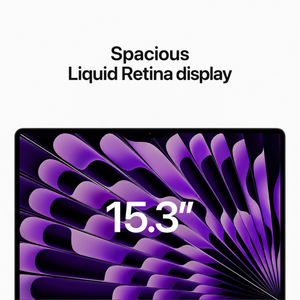 Apple 2023 MacBook Air Laptop with M2 chip: 15.3-inch Liquid Retina Display, 8GB Unified Memory, 256GB SSD Storage, 1080p FaceTime HD Camera, Touch ID. Works with iPhone/iPad; Space Gray - Reconditioned