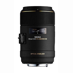 Sigma 105mm F2.8 EX DG OS HSM Macro Lens for Canon SLR Camera - International Version No Warranty