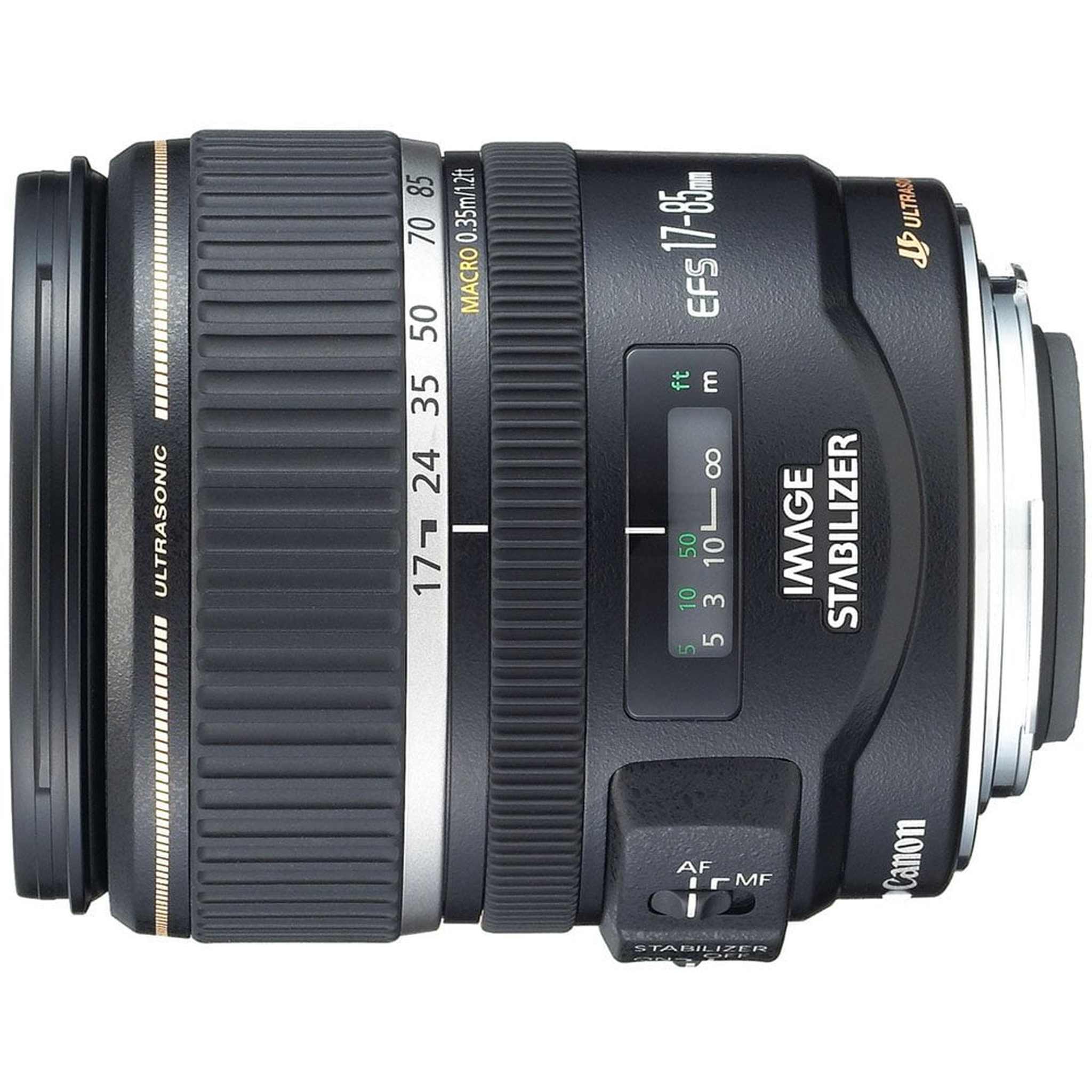 Canon EF-S 17-85mm f/4-5.6 Image Stabilized USM SLR Lens for EOS Digital SLR's - White Box Bulk Packaging Canon