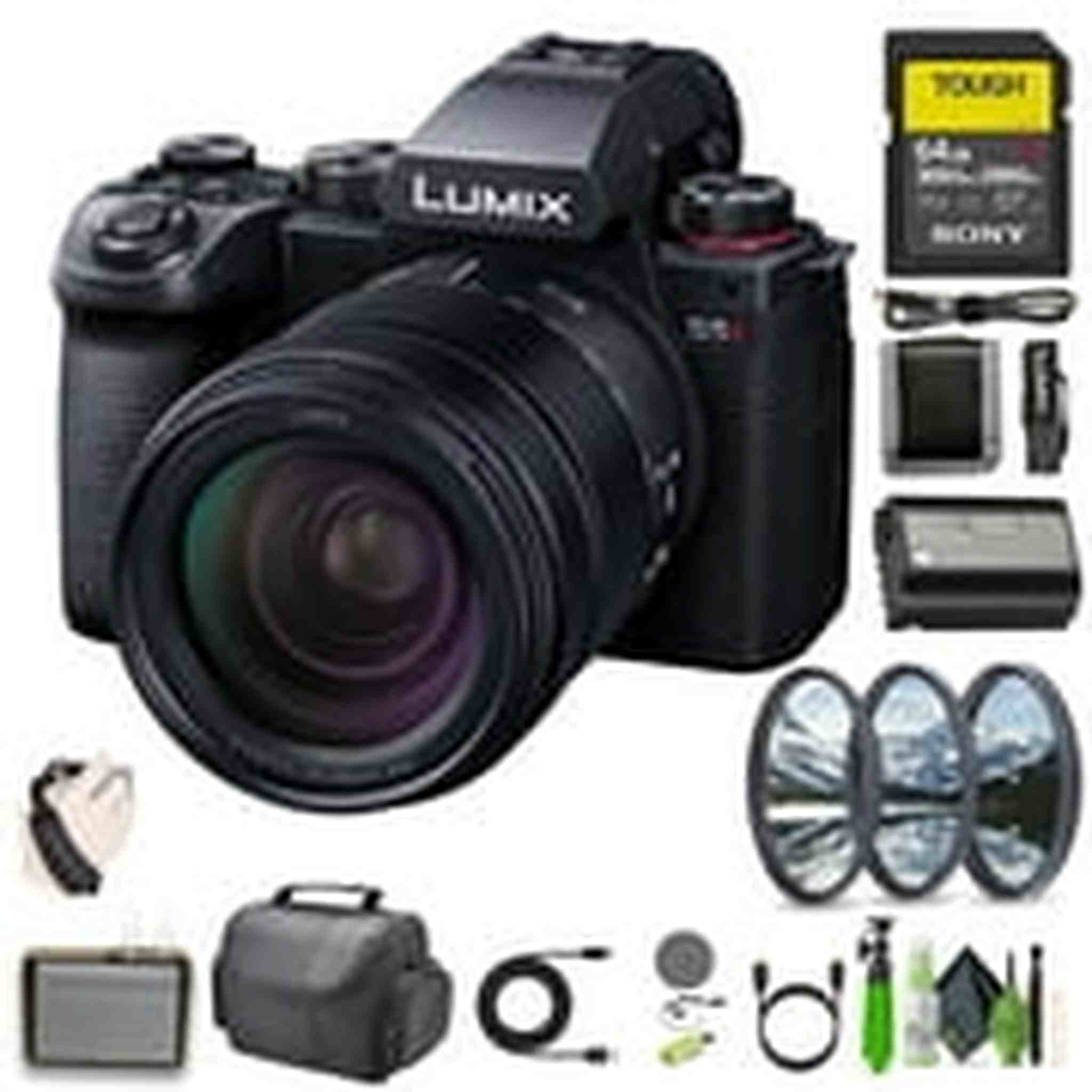 Panasonic LUMIX S5II Mirrorless Camera S 28-200mm Lens + Bag + Tripod + More Panasonic