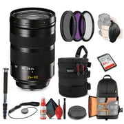 Leica Vario-Elmarit-SL 24-90mm f/2.8-4 ASPH. Lens (11176) + 64GB Memory Card + Padded Case + Filters + Full Size Monopod Bundle