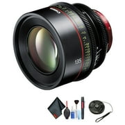 Canon CN-E 135mm T2.2 L F Cinema Prime Lens for Canon EF Mount + Accessories International Model with 2 Year Warranty