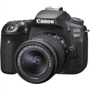 Canon 90D Digital SLR Camera with 18-55 is STM Lens