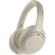 Sony WH-1000XM4 Wireless Industry Leading Noise Canceling Overhead Headphones with Mic for Phone-Call and Alexa Voice Control, Silver