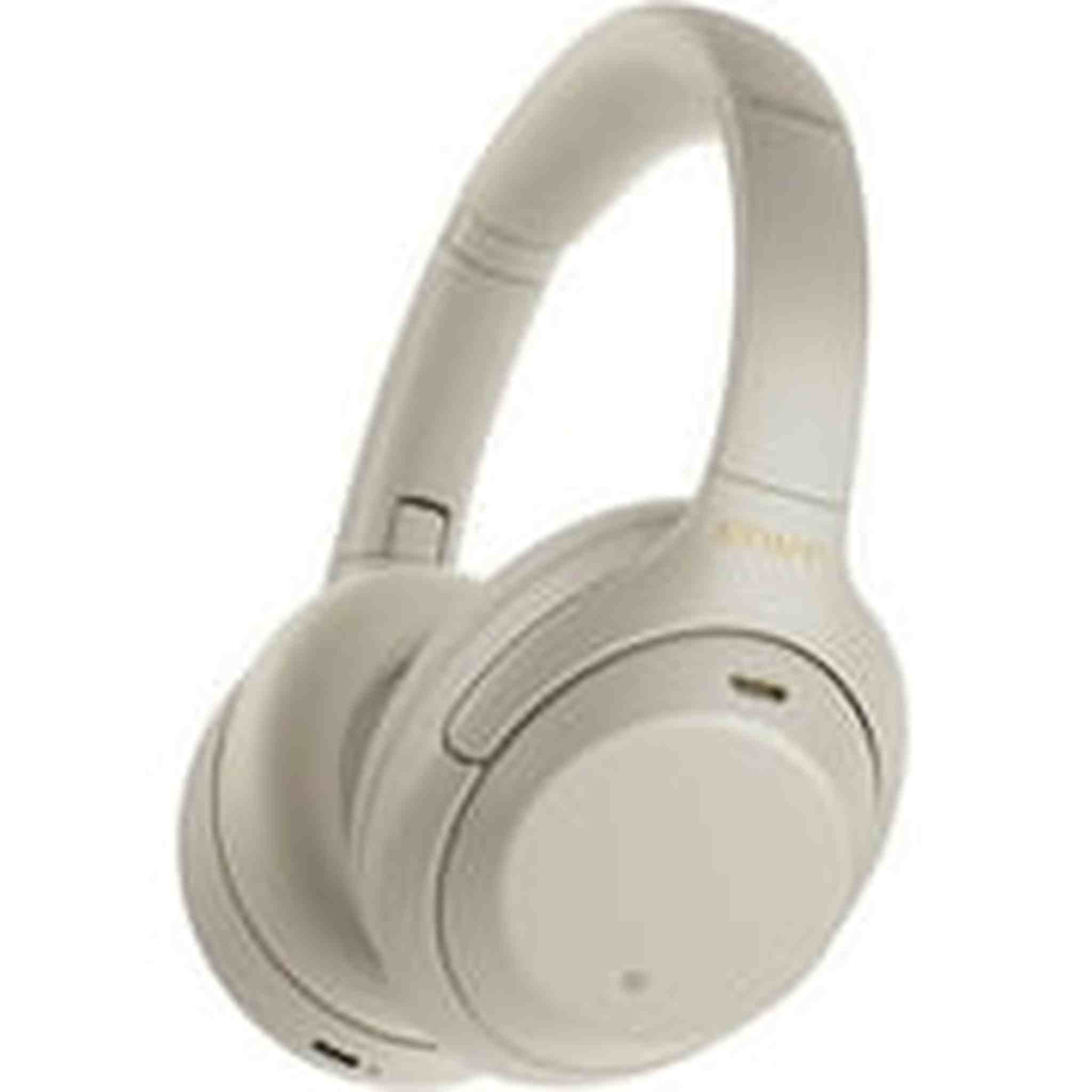 Sony WH-1000XM4 Wireless Industry Leading Noise Canceling Overhead Headphones with Mic for Phone-Call and Alexa Voice Control, Silver Sony