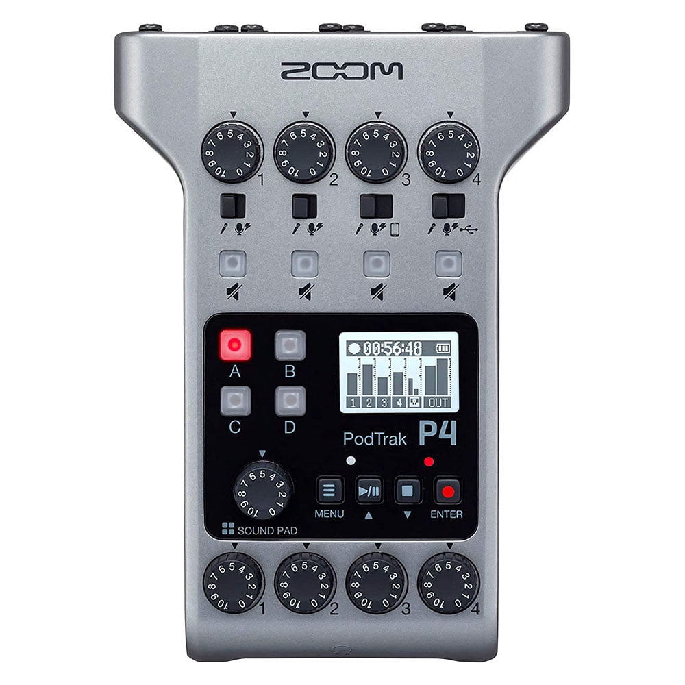Zoom PodTrak P4 Podcast Recorder