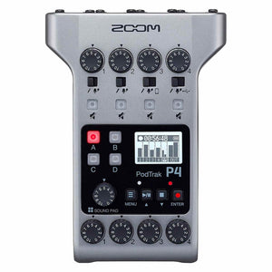 Zoom PodTrak P4 Podcast Recorder Zoom