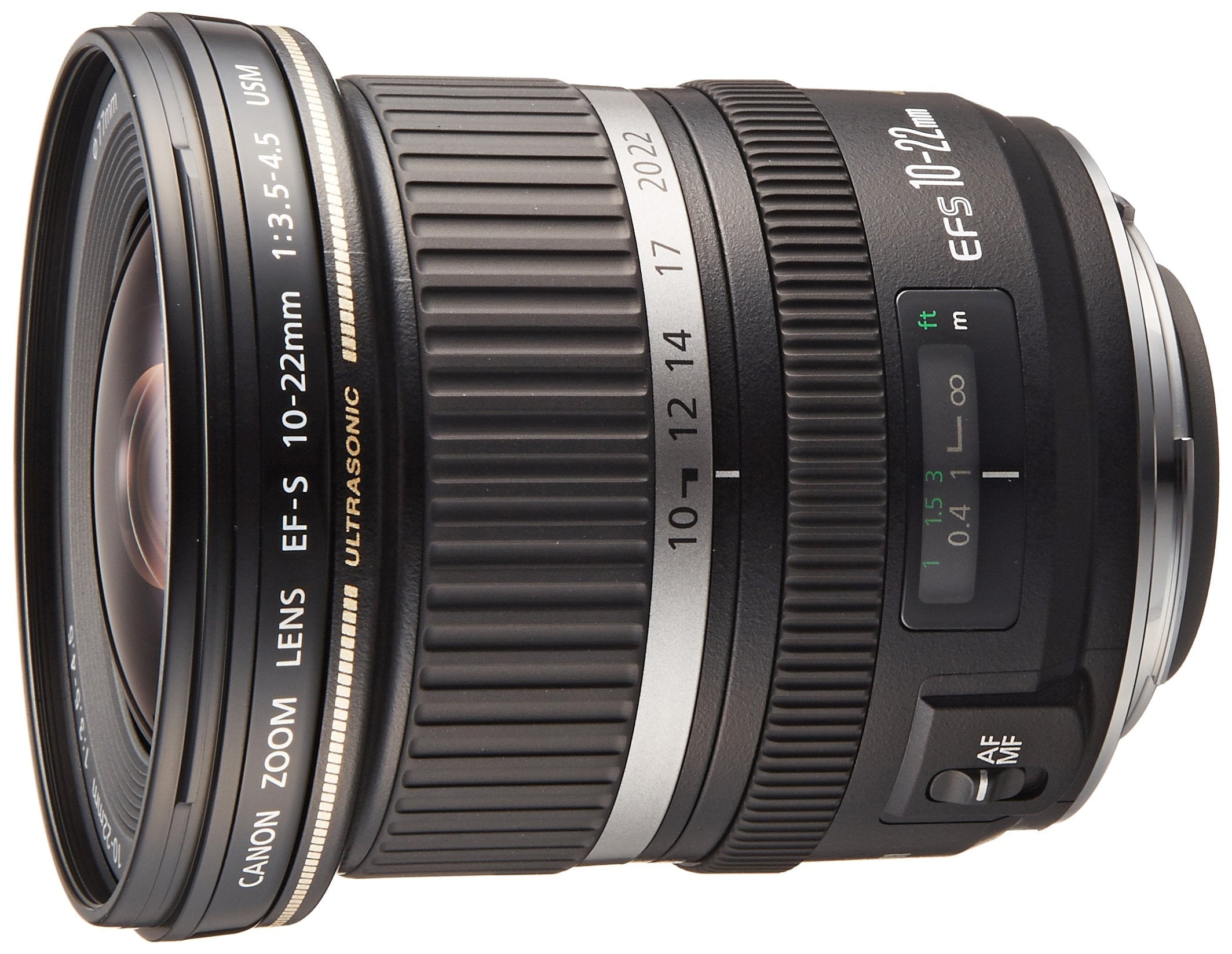 Canon EF-S 10-22mm f/3.5-4.5 USM SLR Lens for EOS Digital SLRs - White Box Bulk Packaging