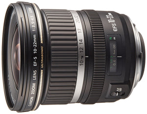 Canon EF-S 10-22mm f/3.5-4.5 USM SLR Lens for EOS Digital SLRs - White Box Bulk Packaging