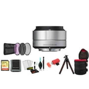 Sigma 30mm f/2.8 DN Art Lens with 128GB Memory Card and Filter Kit