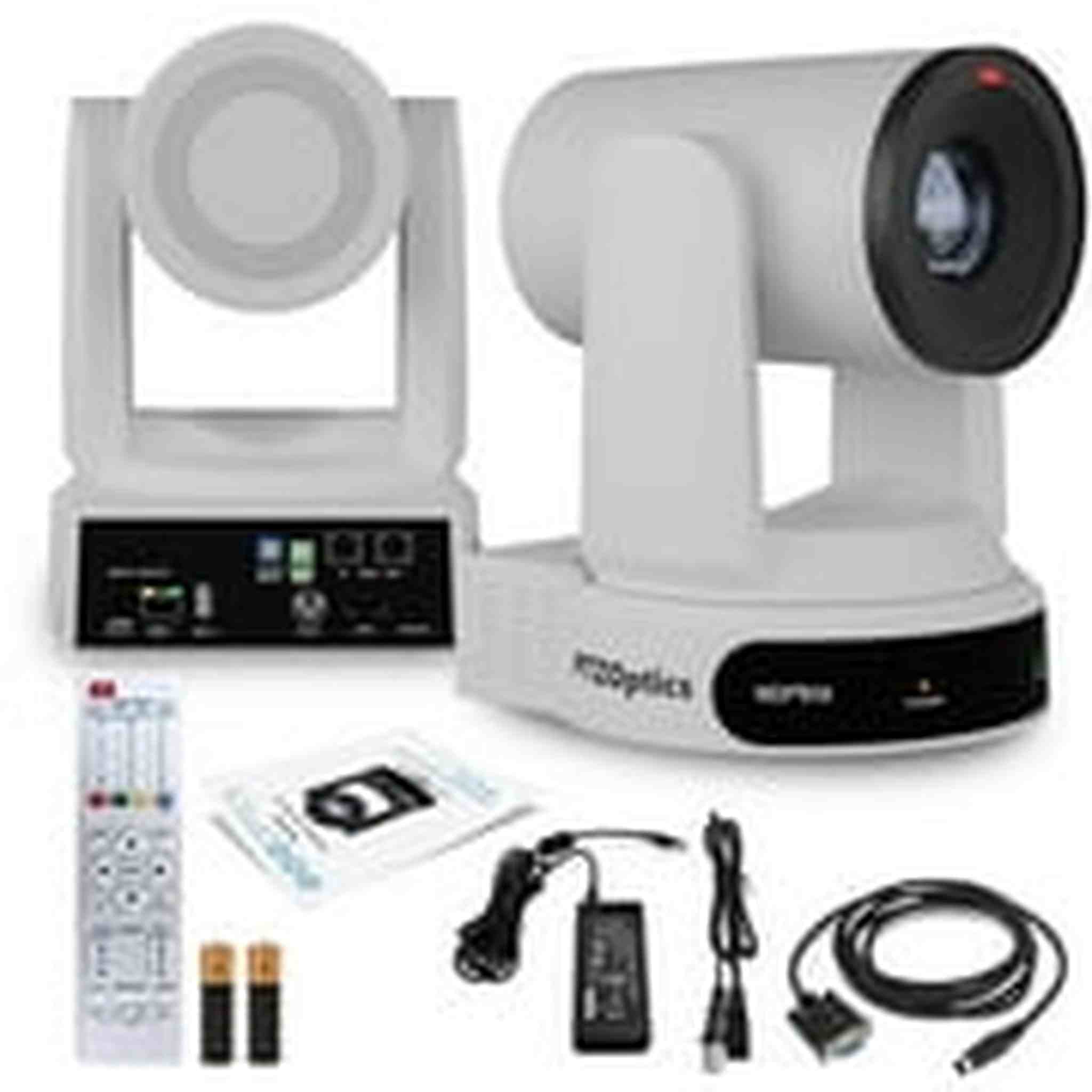 PTZOptics Move 4K PTZ Camera with 30x Zoom White PT30X-4K-WH-G3 PTZOptics