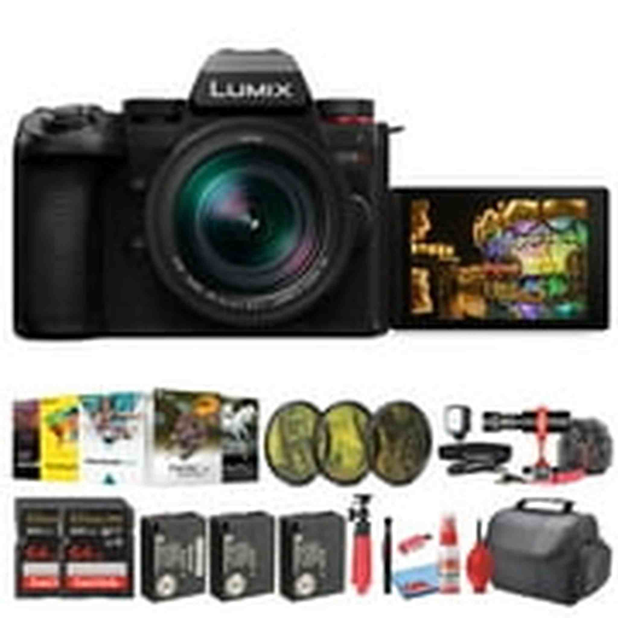 Panasonic Lumix G9 II Micro Four Thirds Mirrorless Camera, 25.2MP with 12-60mm Lens Panasonic